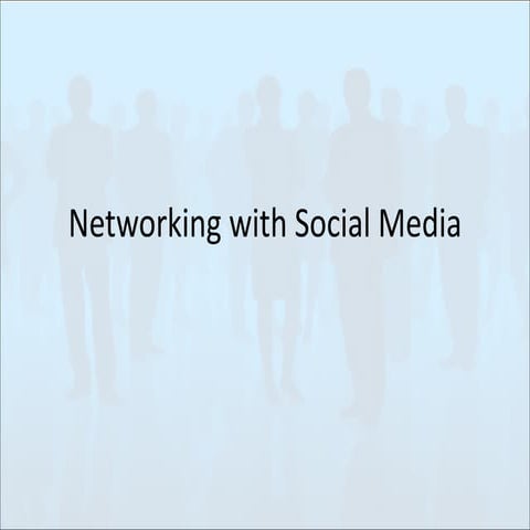 Networking And Social Media Session 1  Keynote Show