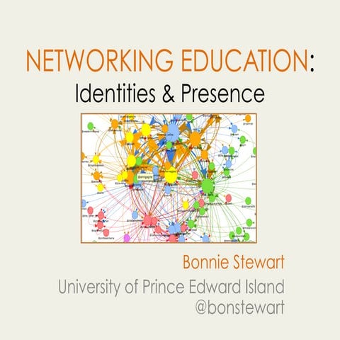 Networking education: Identities & Presence