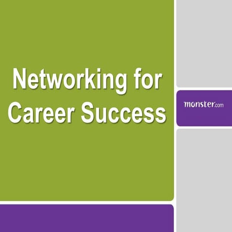 Networking for Career Success