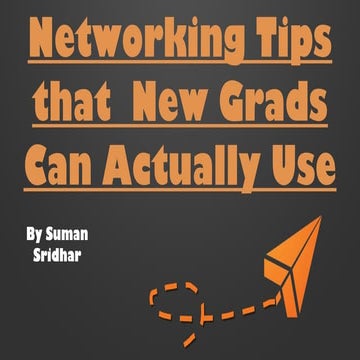 Networking for new grads