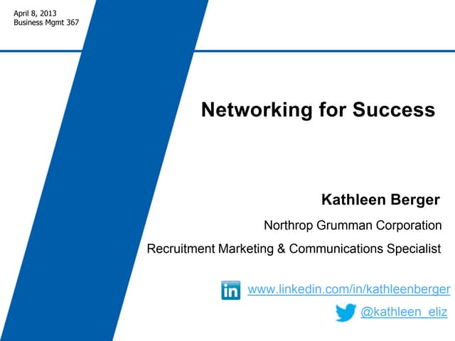 Networking for Success