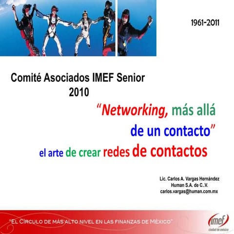 Net working Instituto Mexicano de Ejecutivos de Finanzas