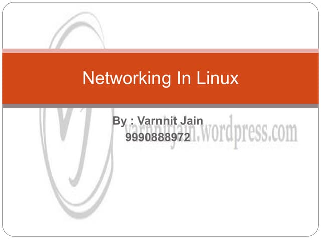 Networking in linux