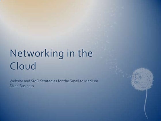 Networking In The Cloud