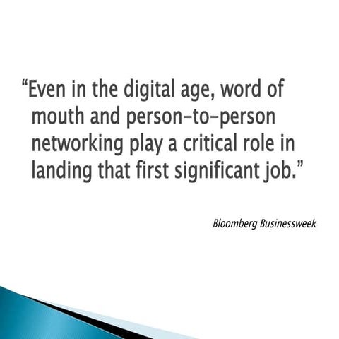 Networking in the real world