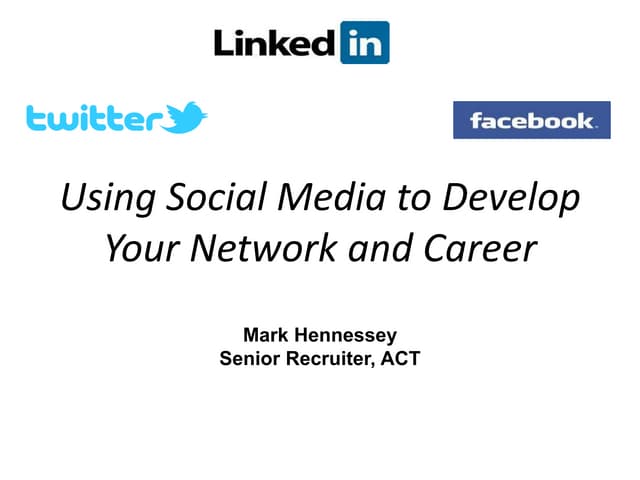 Job Seeking and Social Media