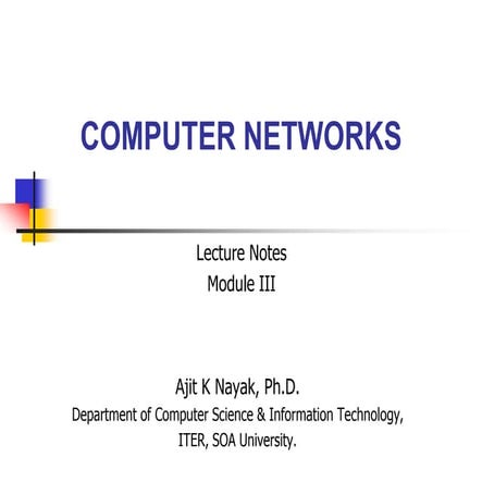 Computer Networks Module III | PDF