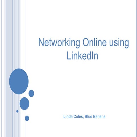 Networking Online using Linkedin