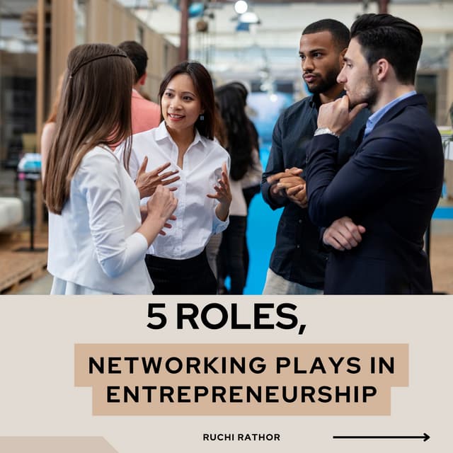Roles of Networking  in Entrepreneurship