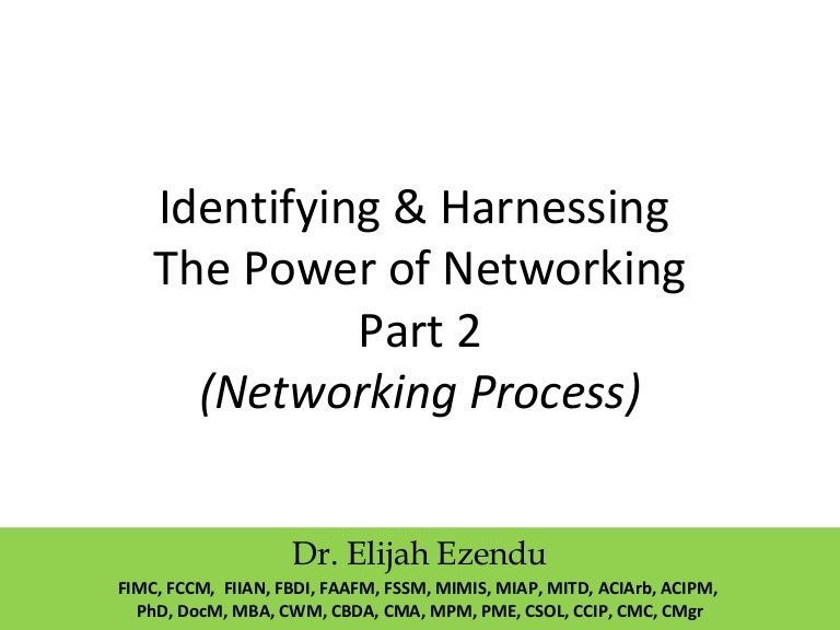 Networking Process