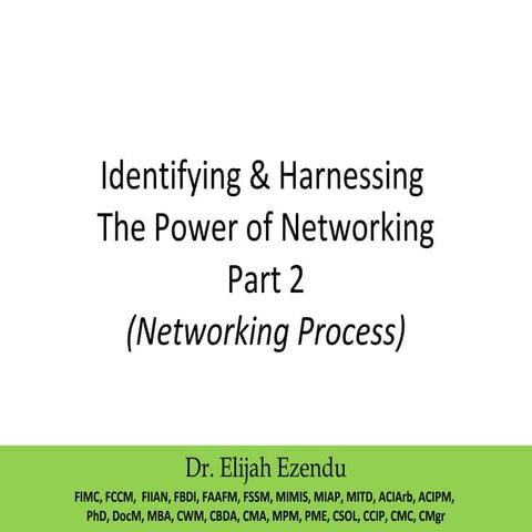 Networking Process