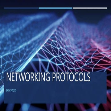 Networking protocols