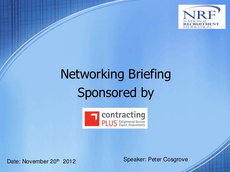 Networking training