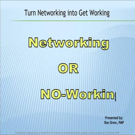 RDrew Networking Skills