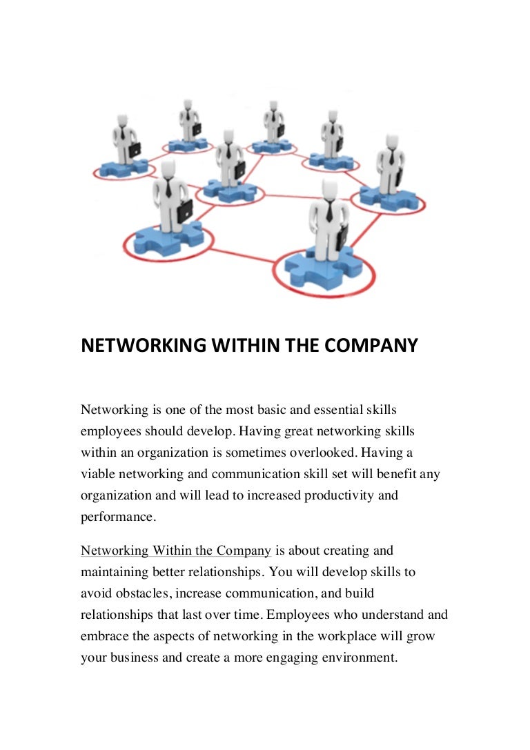 Networking Within the Company