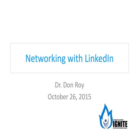 Networking with LinkedIn