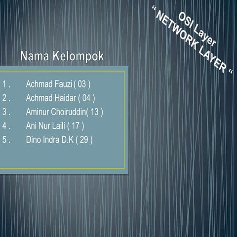 Network layer | PPT