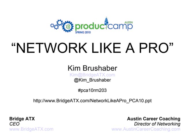 Network Like A Pro Pca10