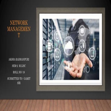 Network management | PPTX | Computer Networking | Computing