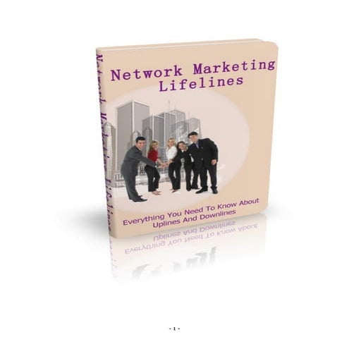 Network marketing lifelines