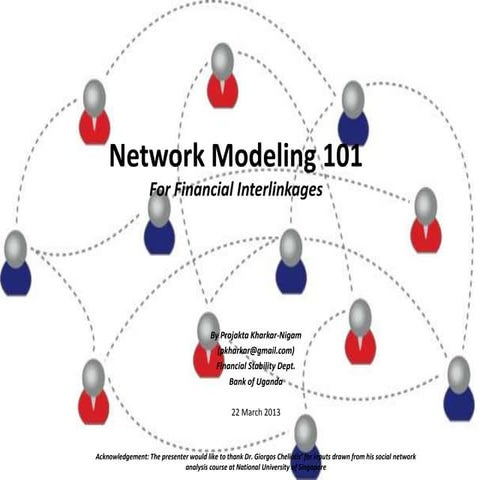 Network Modeling 101 - Applications to the banking industry
