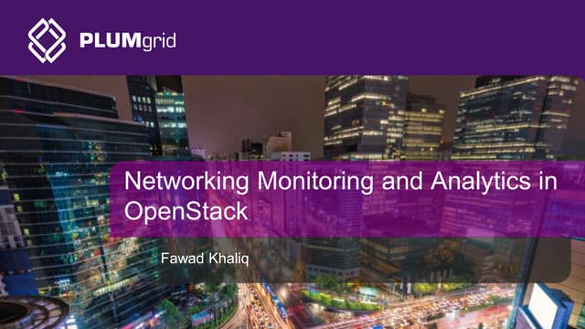 Network Monitoring and Analytics