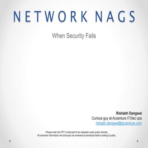 Network nags  - when security fails