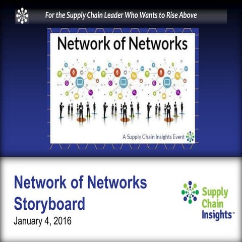 Network of Networks Webinar 2017
