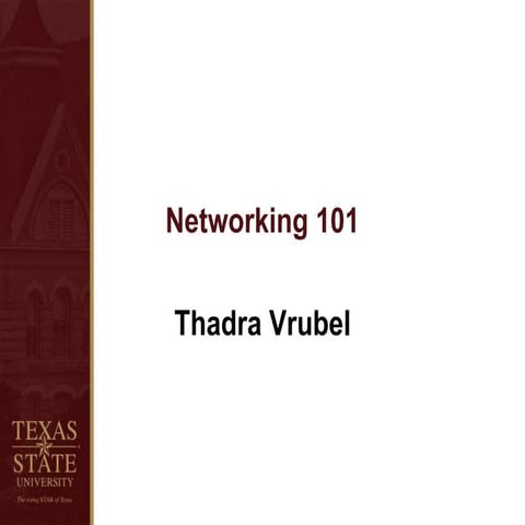 Networking for First Year College Students