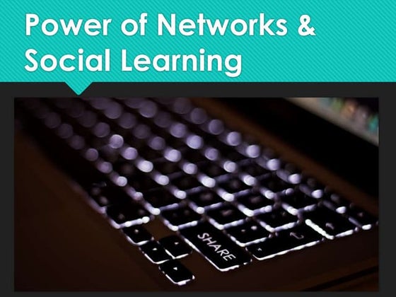 Networks and Social Learning