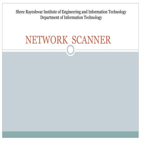 Network  scanner