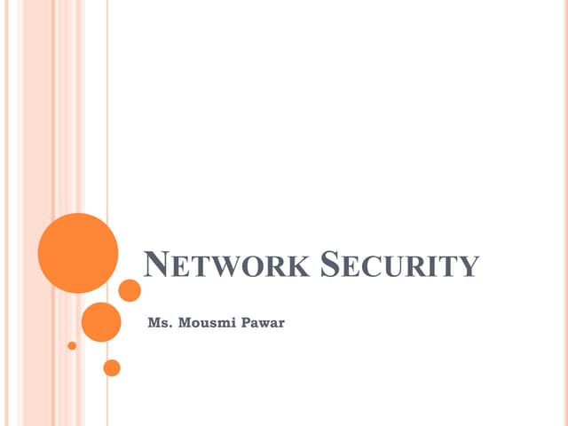 Network Security Fundamental