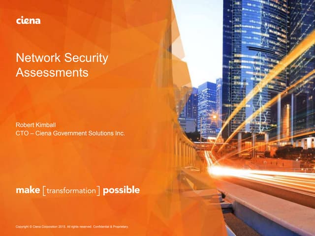 Network Security & Assured Networks: TechNet Augusta 2015