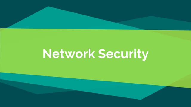 Network Security