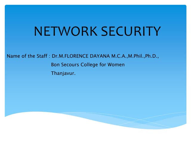 Network Security- Secure Socket Layer
