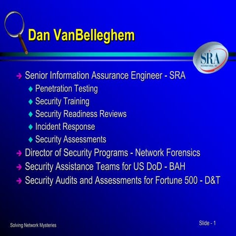 Network Security Forensics