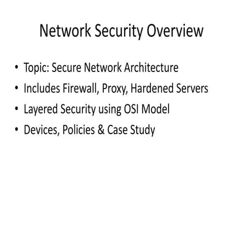 Comprehensive Network Security Architecture and Best Practices for ...
