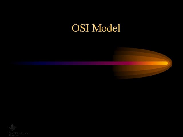 Network session 1 OSI Model