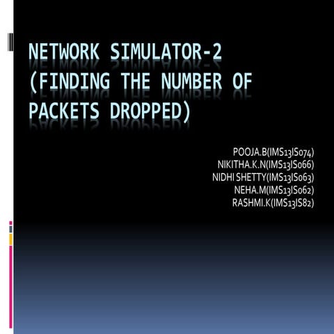Network simulator 2