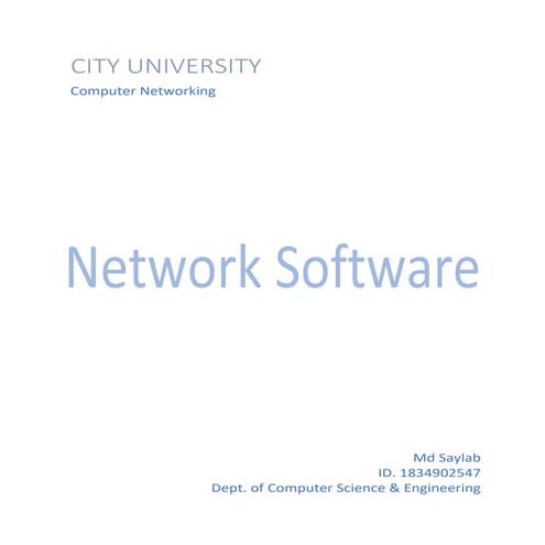 Network software