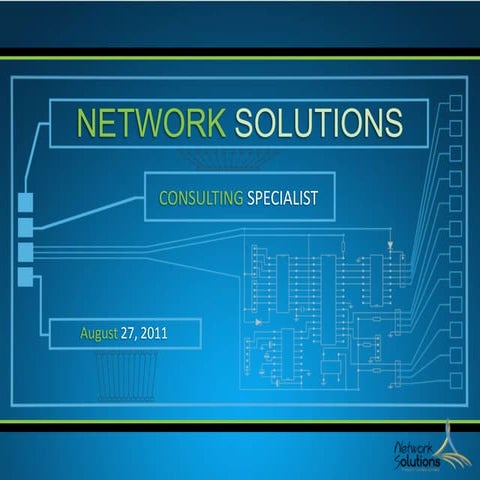 Network solutions presentation