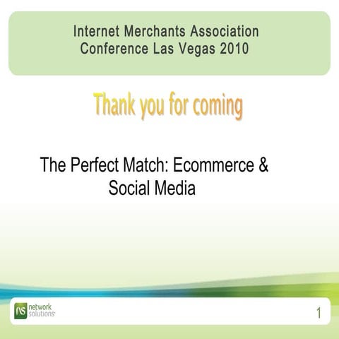 The Perfect Match: Ecommerce & Social Media
