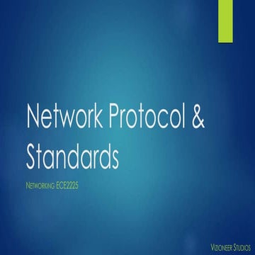 Network standards & protocols | PPTX