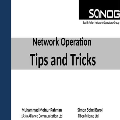 Network tips tricks