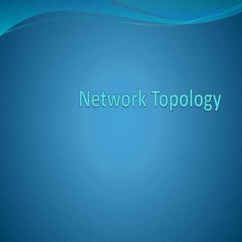 Network topology | PPT
