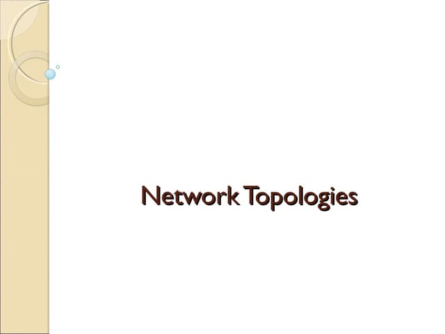 Network topology