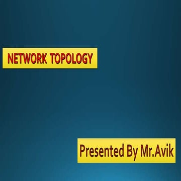 Network Topology | PPT
