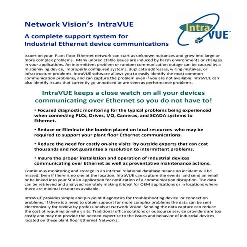Network Vision Software And Services