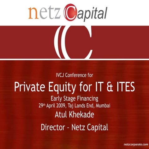 Netz Capital Early stage venture capital fund