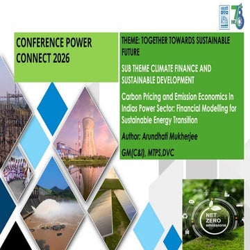 NET ZERO CONFERENCE ARUNDHATI MUKHERJEE Power Connect DVC.pptx